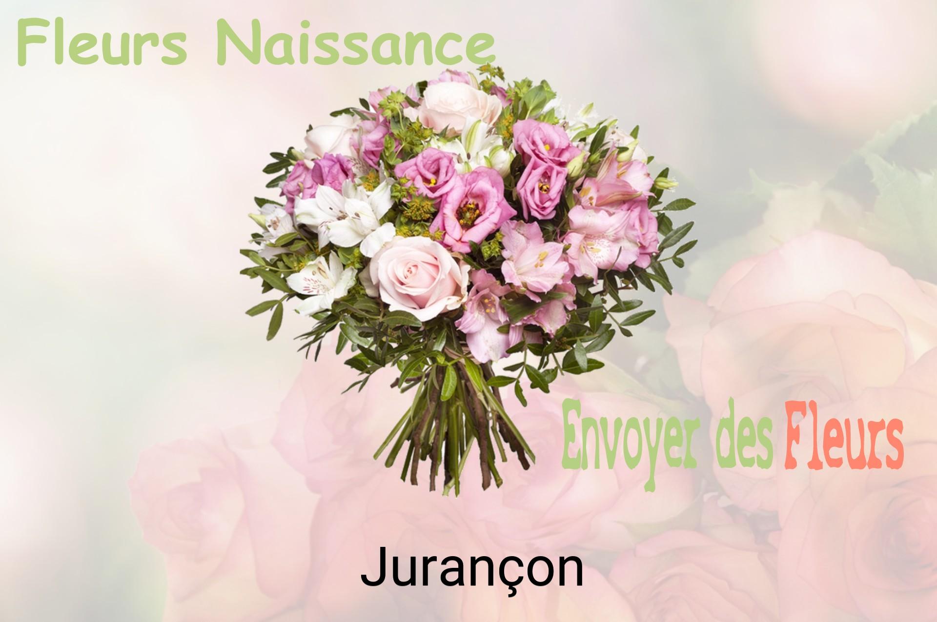 Bouquet de fleurs de naissance livré à Jurançon